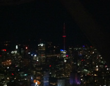 Toronto at night, CN tower