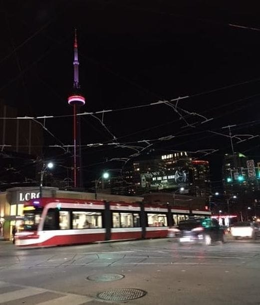 Picture of Spadina Streetcar Toronto Intersection